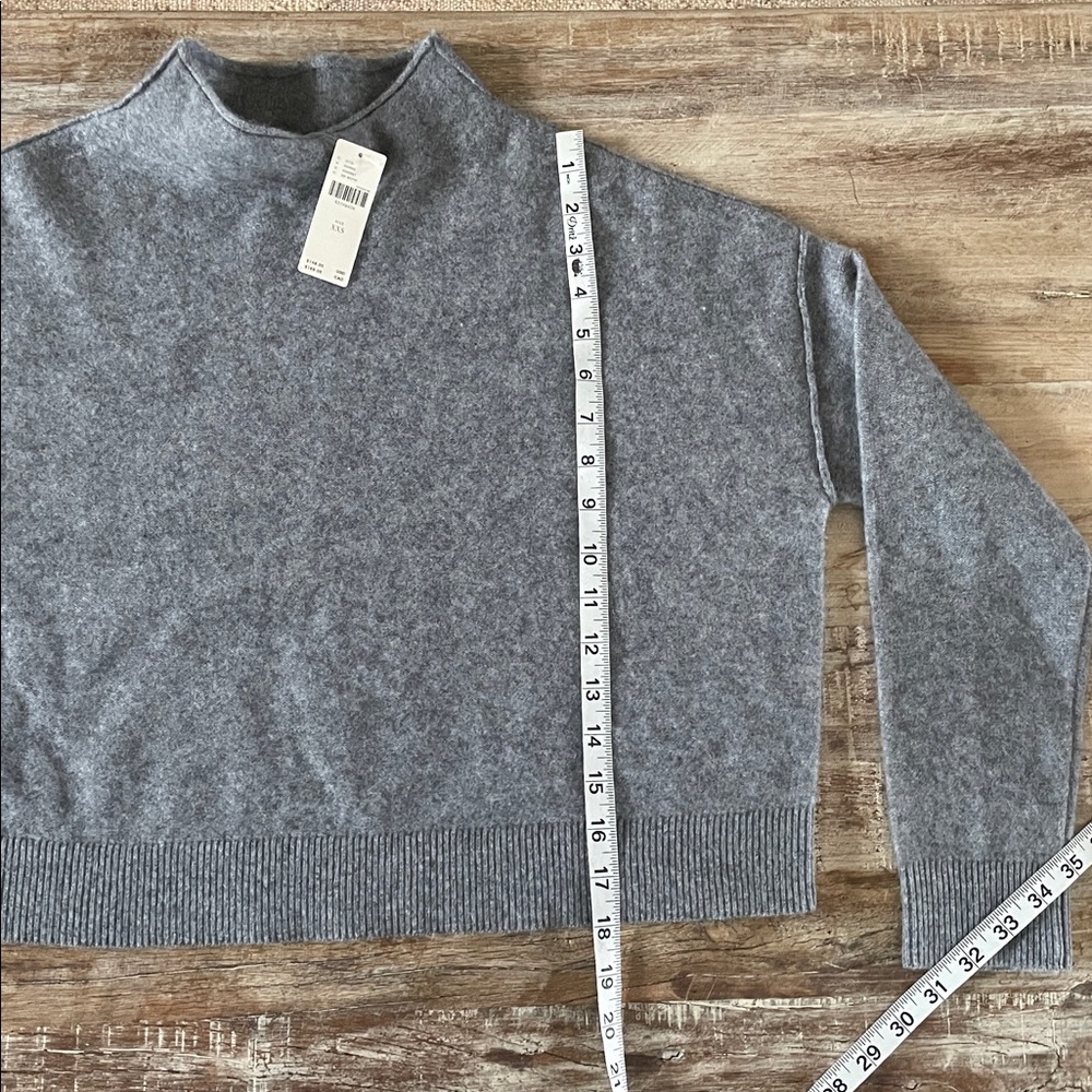 New Anthropologie Alani mock neck cashmere sweater - Picture 7 of 11
